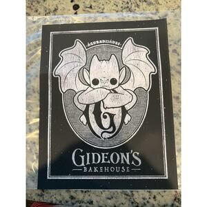 Gideons Bakehouse 5th Anniversary B&W Print Gargoyle Morsels 11"x14" LE1000 New